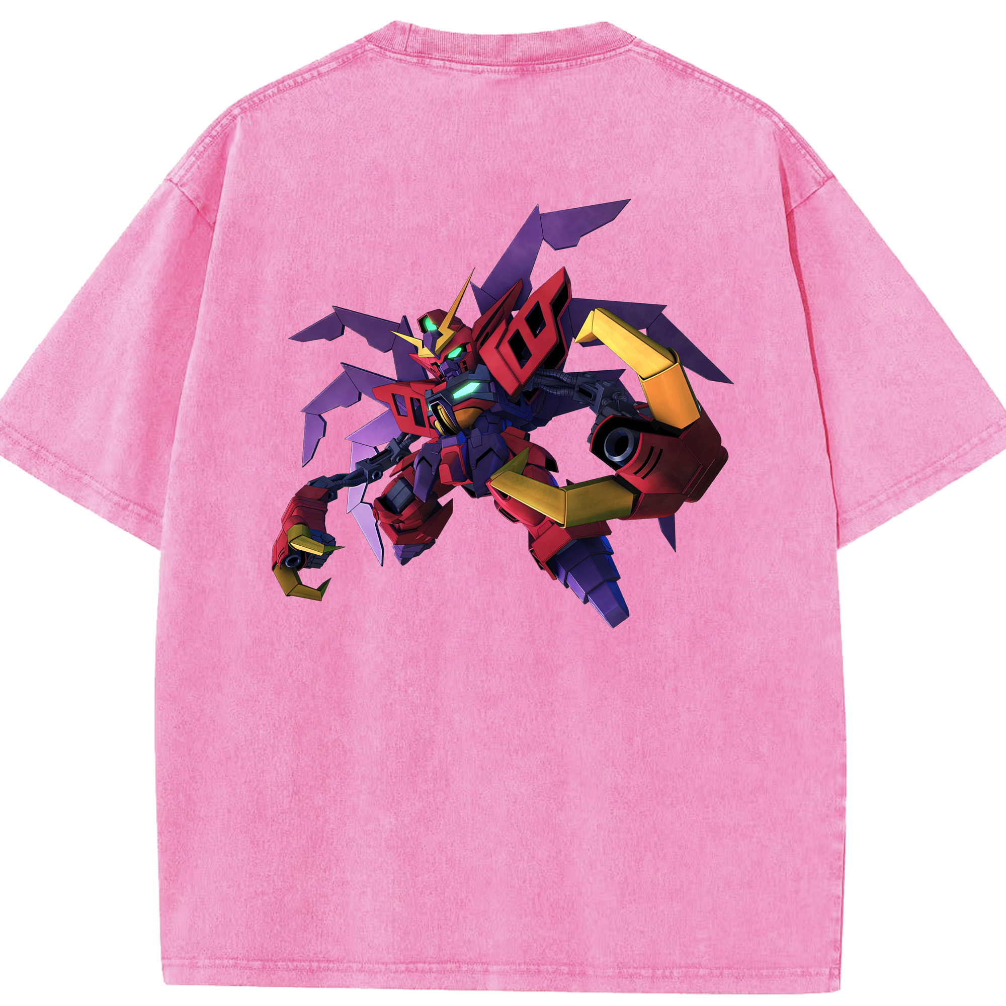 （画像用） 機動戦士ガンダム Mobile Suit Gundam 綿100% ヴィンテージ風 半袖Tシャツ（背面プリント）